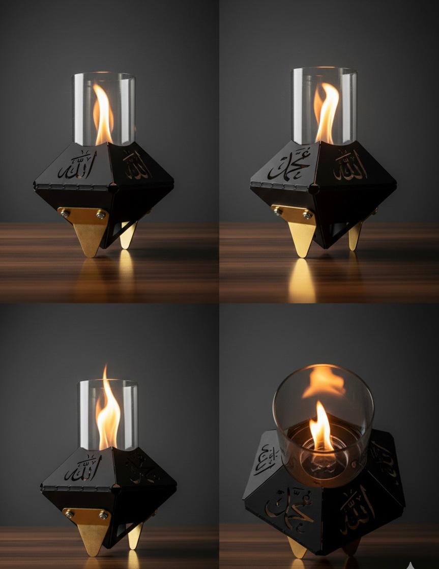 Masa Üstü Şömine