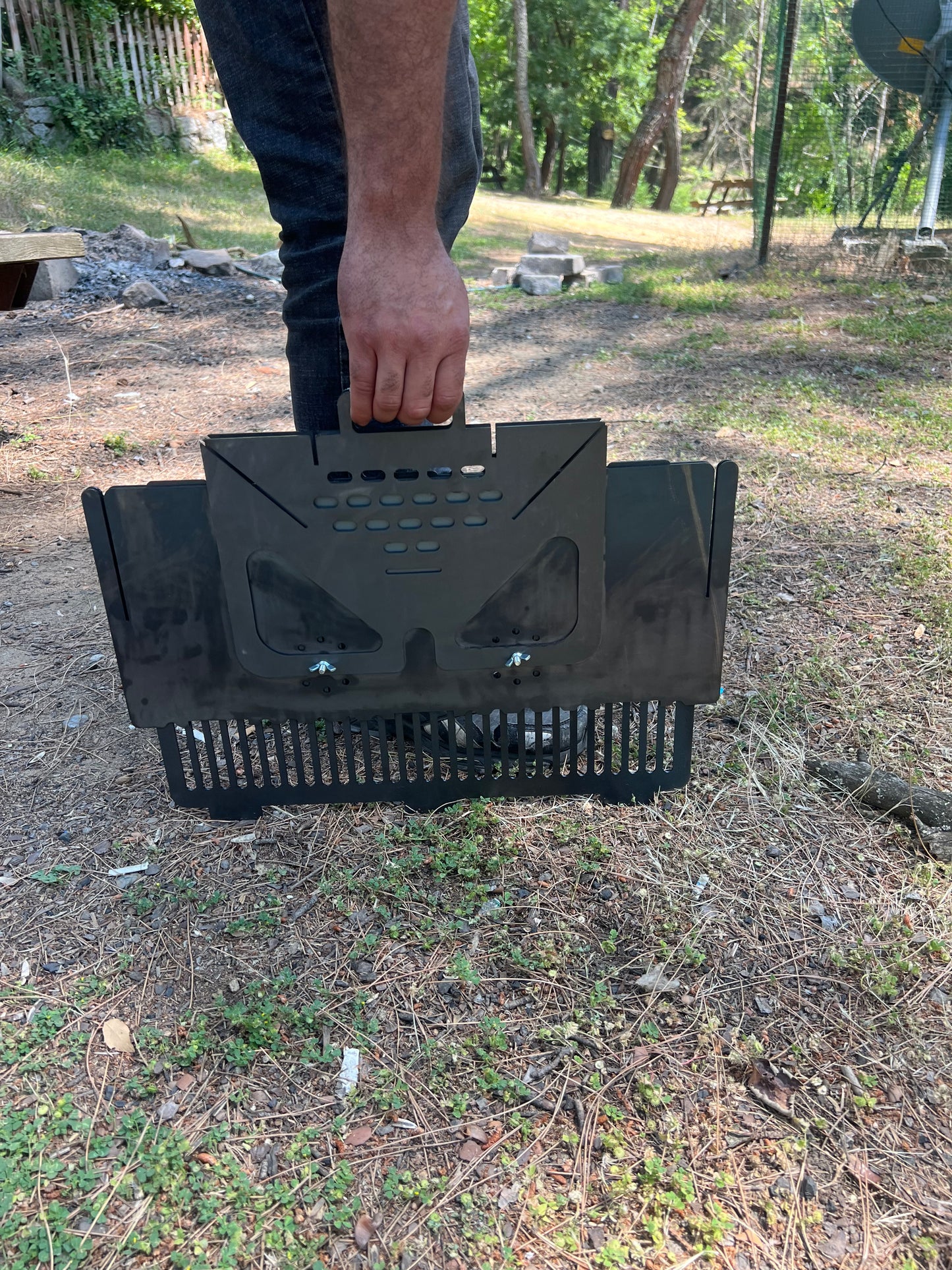 BAYGATO SMOKE MASTER GRİLL MANGAL (ÜÇGEN TABAN)