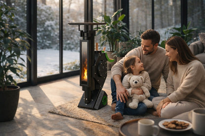 ŞÖMİNE TİP PELET SOBA