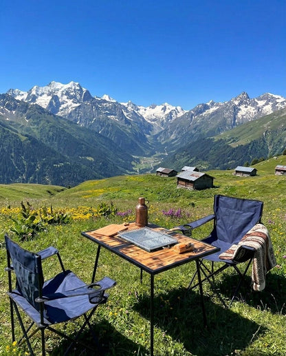 Izgaralı Kamp Masası